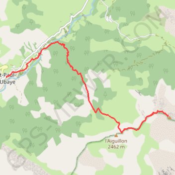 Itinéraire Tête de l'Eyssilloun, distance, dénivelé, altitude, carte, profil, trace GPS