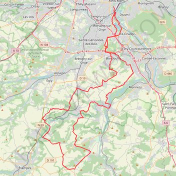 Itinéraire Rallye 2025 110km-20393250, distance, dénivelé, altitude, carte, profil, trace GPS