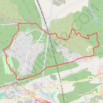 Itinéraire Petite boucle les pennes, distance, dénivelé, altitude, carte, profil, trace GPS