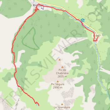 Itinéraire J4 Descente, distance, dénivelé, altitude, carte, profil, trace GPS