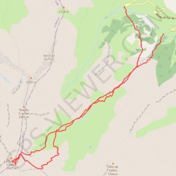 Itinéraire Grande Combe, distance, dénivelé, altitude, carte, profil, trace GPS