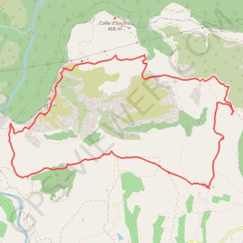 Itinéraire Le Muy, Château du Rouet, distance, dénivelé, altitude, carte, profil, trace GPS