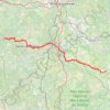 Itinéraire GR 6 : Des Eyzies-de-Tayac-Sireuil (Dordogne) à Lacapelle-Marival (Lot), distance, dénivelé, altitude, carte, profil, trace GPS