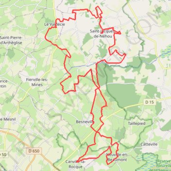 Itinéraire 1 - Rando 45 km, distance, dénivelé, altitude, carte, profil, trace GPS