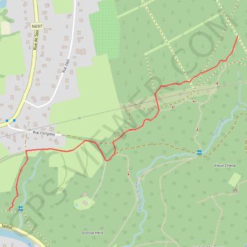 Itinéraire Lêd Riveû, distance, dénivelé, altitude, carte, profil, trace GPS