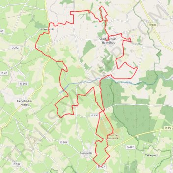 Itinéraire 3 - Rando 35 km, distance, dénivelé, altitude, carte, profil, trace GPS