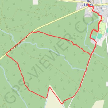 Itinéraire Chemin Faisant à Sabres, distance, dénivelé, altitude, carte, profil, trace GPS