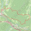 Itinéraire Marmites de Géant, distance, dénivelé, altitude, carte, profil, trace GPS