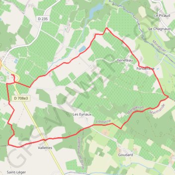 Itinéraire Randonnées à Margueron, distance, dénivelé, altitude, carte, profil, trace GPS
