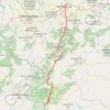 Itinéraire Av23 j10, distance, dénivelé, altitude, carte, profil, trace GPS