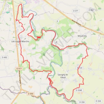 Itinéraire Grand parcours, distance, dénivelé, altitude, carte, profil, trace GPS