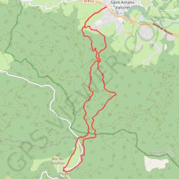 Itinéraire trace_1, distance, dénivelé, altitude, carte, profil, trace GPS