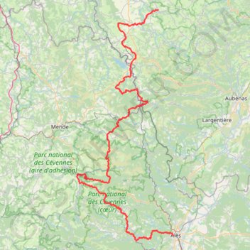Itinéraire GR® 70 _ le chemin de Stevenson, distance, dénivelé, altitude, carte, profil, trace GPS