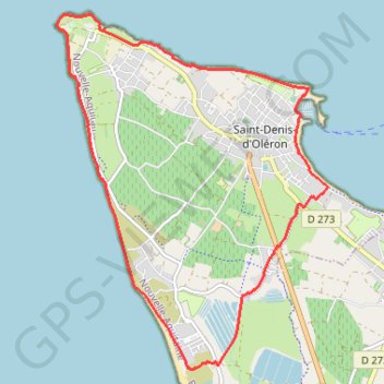 Itinéraire Saint Denis d'Oléron et le phare de Chassiron court, distance, dénivelé, altitude, carte, profil, trace GPS