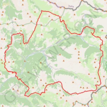 Itinéraire GR®58 Tour du Queyras MK, distance, dénivelé, altitude, carte, profil, trace GPS
