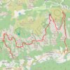 Itinéraire Le Caroux, distance, dénivelé, altitude, carte, profil, trace GPS