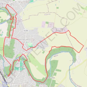 Itinéraire Varennes-Jarcy Boussy Saint-Antoine, distance, dénivelé, altitude, carte, profil, trace GPS