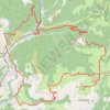 Itinéraire 25-MARS-12 13:23:49, distance, dénivelé, altitude, carte, profil, trace GPS