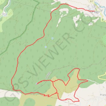 Itinéraire Prats de Sournia - Le Vivier par le col de Benta Fride, distance, dénivelé, altitude, carte, profil, trace GPS
