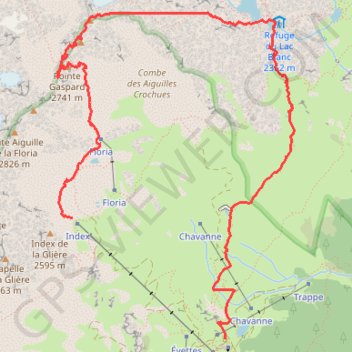 Itinéraire Aiguilles Crochues - Sommet S, distance, dénivelé, altitude, carte, profil, trace GPS