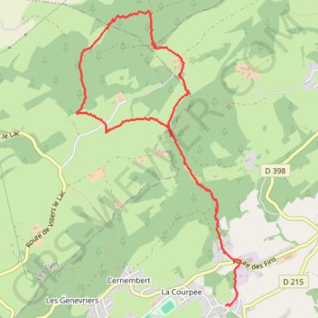 Itinéraire Doubs, distance, dénivelé, altitude, carte, profil, trace GPS