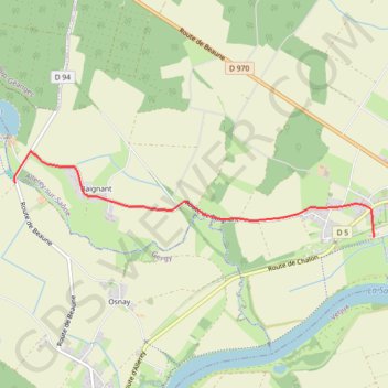 Itinéraire Voie du Tacot Beaune à la Voie Bleue, distance, dénivelé, altitude, carte, profil, trace GPS