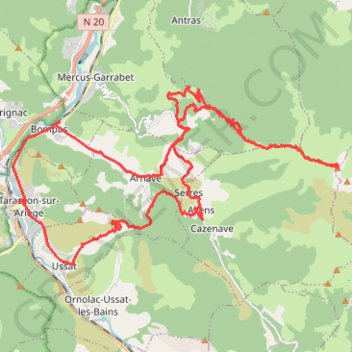 Itinéraire Mont Fourcat, distance, dénivelé, altitude, carte, profil, trace GPS