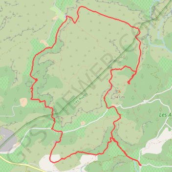 Itinéraire Dans le massif de la Clape, distance, dénivelé, altitude, carte, profil, trace GPS