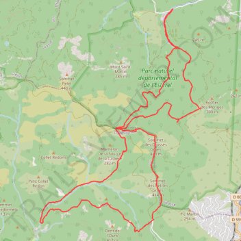 Itinéraire 2025 01 24 - grosses grues petites grues sams, distance, dénivelé, altitude, carte, profil, trace GPS