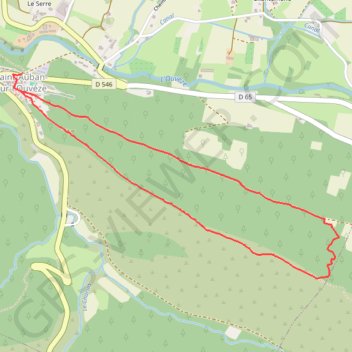 Itinéraire Serre de Rioms, distance, dénivelé, altitude, carte, profil, trace GPS