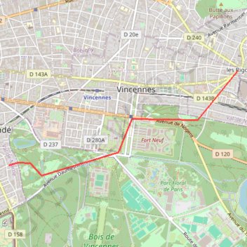 Itinéraire RIGOLLOT, distance, dénivelé, altitude, carte, profil, trace GPS