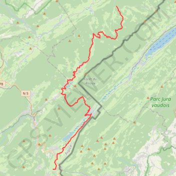 Itinéraire Chez-Liadet-La-Grenotte, distance, dénivelé, altitude, carte, profil, trace GPS