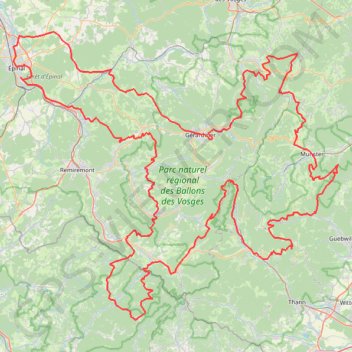 Itinéraire Route des Sagards, distance, dénivelé, altitude, carte, profil, trace GPS