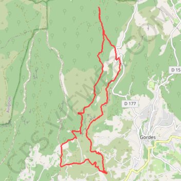 Itinéraire Gordes - Reconnaissance, distance, dénivelé, altitude, carte, profil, trace GPS