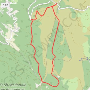 Itinéraire Forêt des Allebasses, distance, dénivelé, altitude, carte, profil, trace GPS