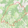 Itinéraire Le Grisard à la Croix Régis, distance, dénivelé, altitude, carte, profil, trace GPS