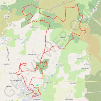 Itinéraire Running Track, distance, dénivelé, altitude, carte, profil, trace GPS