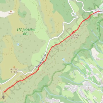 Itinéraire Jaizkibel depuis el Santuario de Guadalupe, distance, dénivelé, altitude, carte, profil, trace GPS