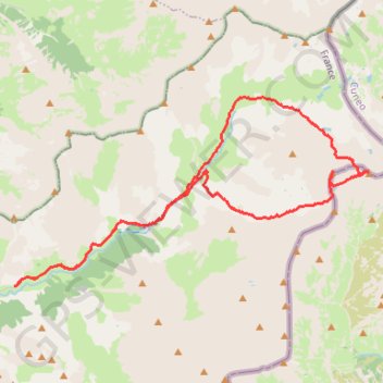 Itinéraire Bric de Rubren, distance, dénivelé, altitude, carte, profil, trace GPS