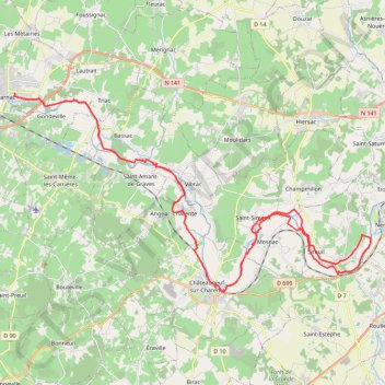 Itinéraire 2021-09-19-14-23-02, distance, dénivelé, altitude, carte, profil, trace GPS