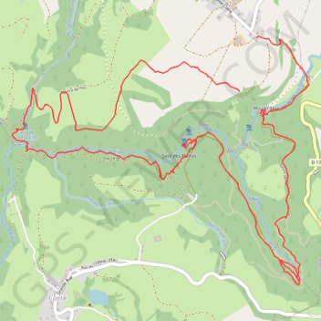 Itinéraire Source de l'ain, distance, dénivelé, altitude, carte, profil, trace GPS