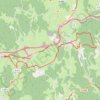 Itinéraire Les Cornes d'Urfé-Cervières, distance, dénivelé, altitude, carte, profil, trace GPS