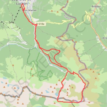 Itinéraire 2013-11-28T22:21:49Z, distance, dénivelé, altitude, carte, profil, trace GPS