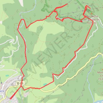 Itinéraire Aussois, Fournette, Chappe, Monolithe, distance, dénivelé, altitude, carte, profil, trace GPS