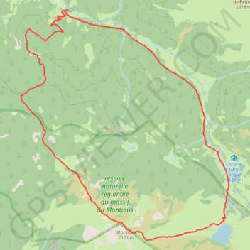 Itinéraire Montious, distance, dénivelé, altitude, carte, profil, trace GPS