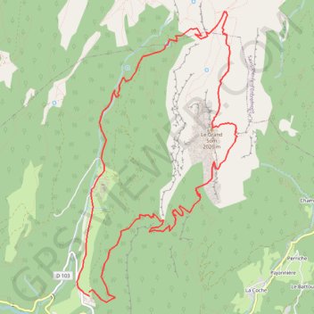 Itinéraire Grand Som, distance, dénivelé, altitude, carte, profil, trace GPS
