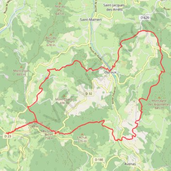 Itinéraire track, distance, dénivelé, altitude, carte, profil, trace GPS