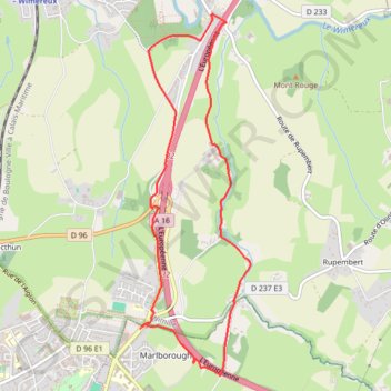 Itinéraire LA COLONNE WIMILLE LONG-10513396, distance, dénivelé, altitude, carte, profil, trace GPS