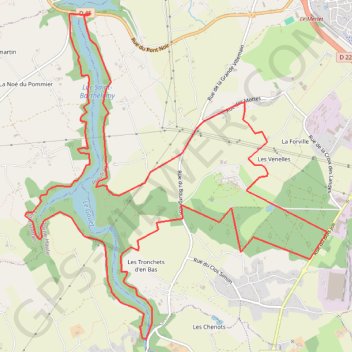 Itinéraire TRK3, distance, dénivelé, altitude, carte, profil, trace GPS
