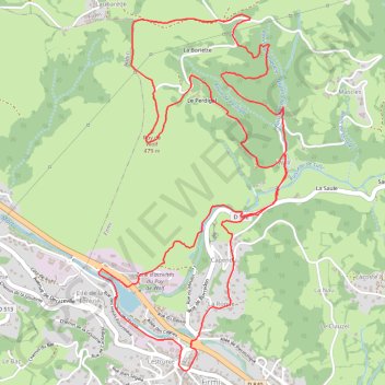Itinéraire Rando du Puy de Wolf, distance, dénivelé, altitude, carte, profil, trace GPS